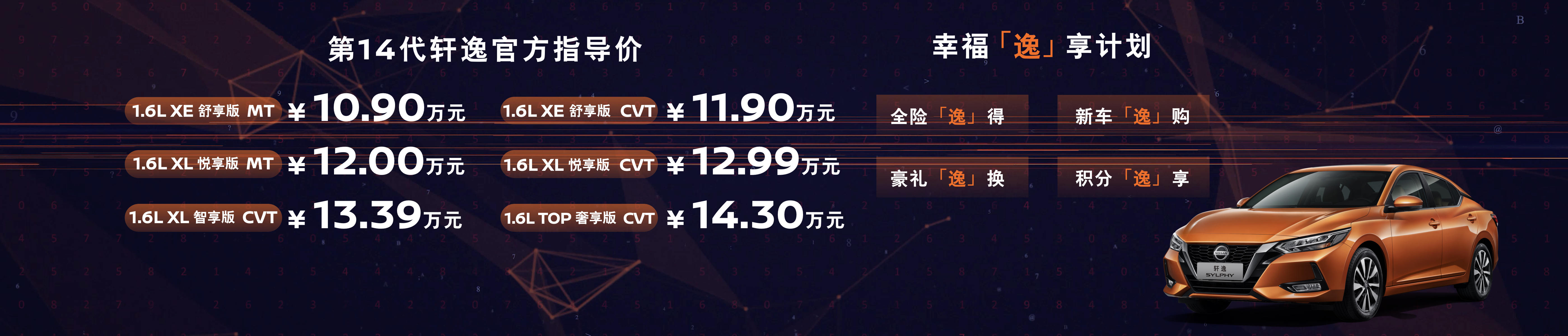 官方指导价格10.90万元～14.30万元
